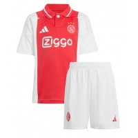 Ajax Brian Brobbey #9 Fußballbekleidung Heimtrikot Kinder 2024-25 Kurzarm (+ kurze hosen)